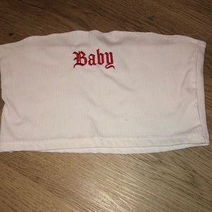 “BABY” tube top (ONLY 1)